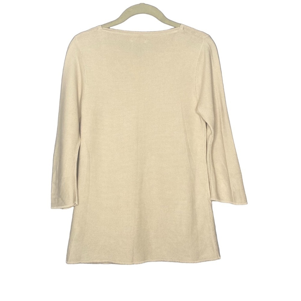 BYLYSE SPENARD Cream Cotton Modal Pocket Tunic Top‎ Quiet Luxury XS - Picture 3 of 16